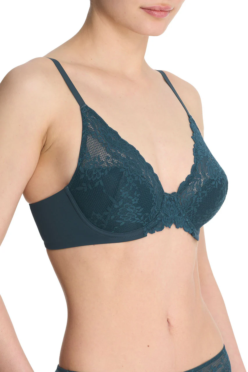 Heavenly Convertible Comfort Lace Contour Underwire Bra - Image 2