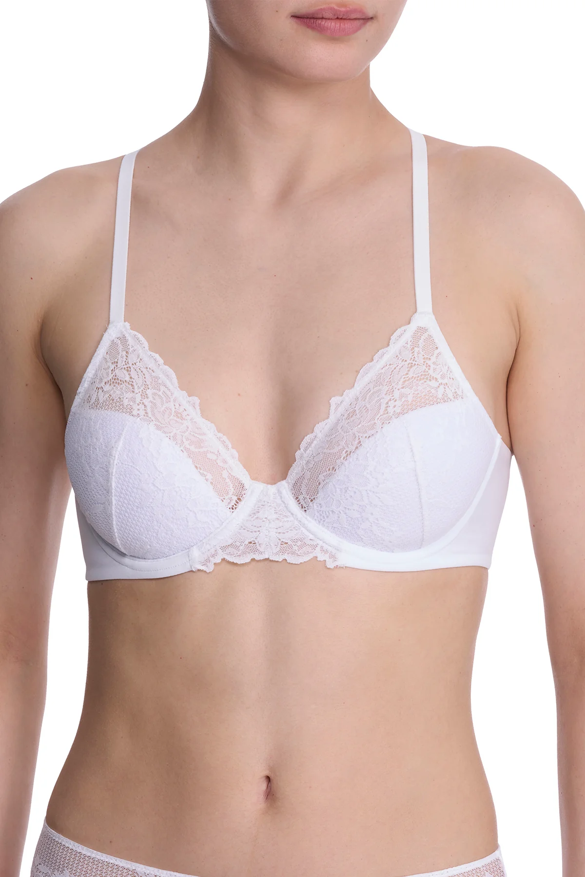 Heavenly Convertible Comfort Lace Contour Underwire Bra - Image 2