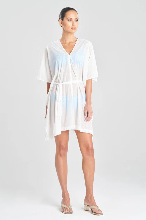 Heleneca Mesh Belted Short Caftan