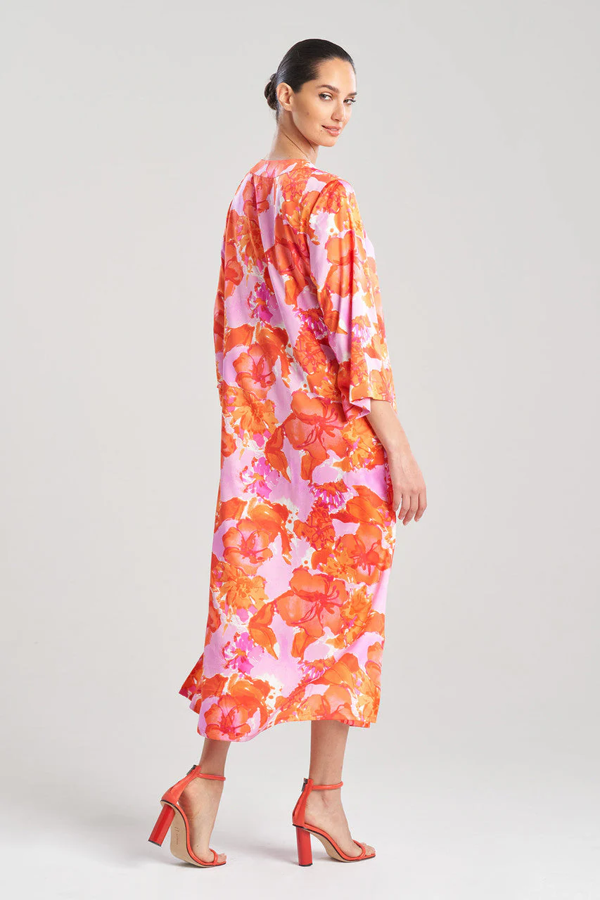 Hibiscus Zip Caftan - Image 3