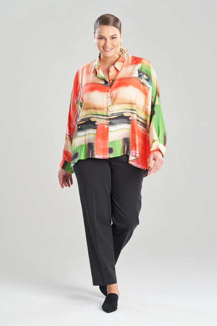 Hikaru Cotton Silk Caftan Shirt - Image 4