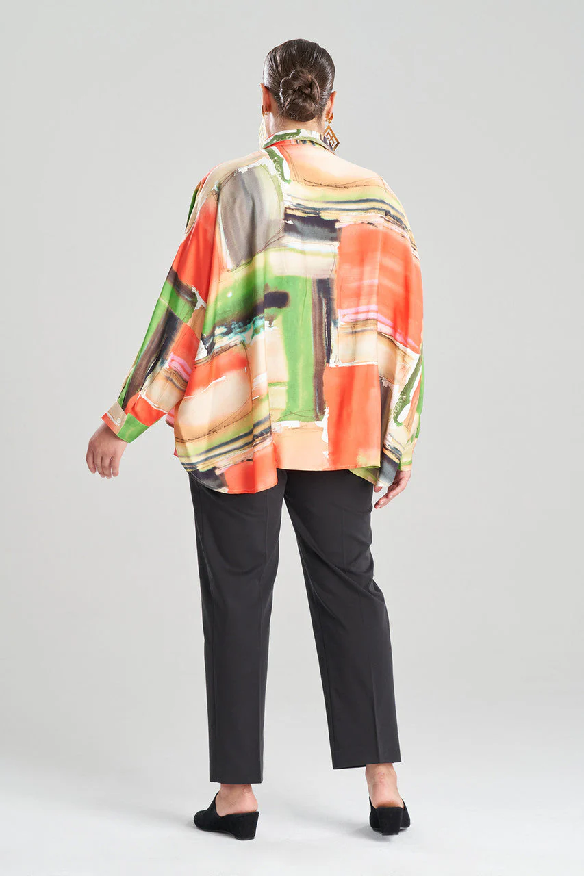 Hikaru Cotton Silk Caftan Shirt - Image 5