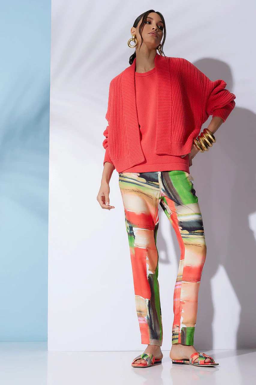 Hikaru Cotton Silk Pull On Tapered Pants - Image 3