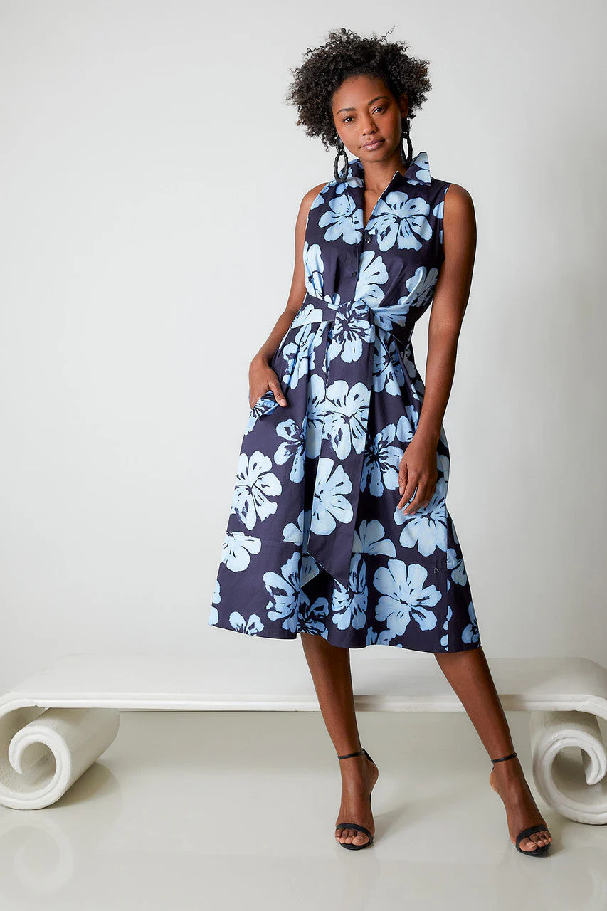 Hoshi Poplin Halter Shirtdress - Image 2