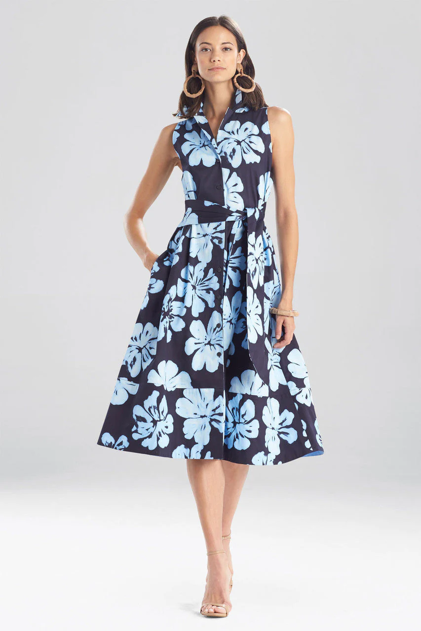 Hoshi Poplin Halter Shirtdress - Image 4