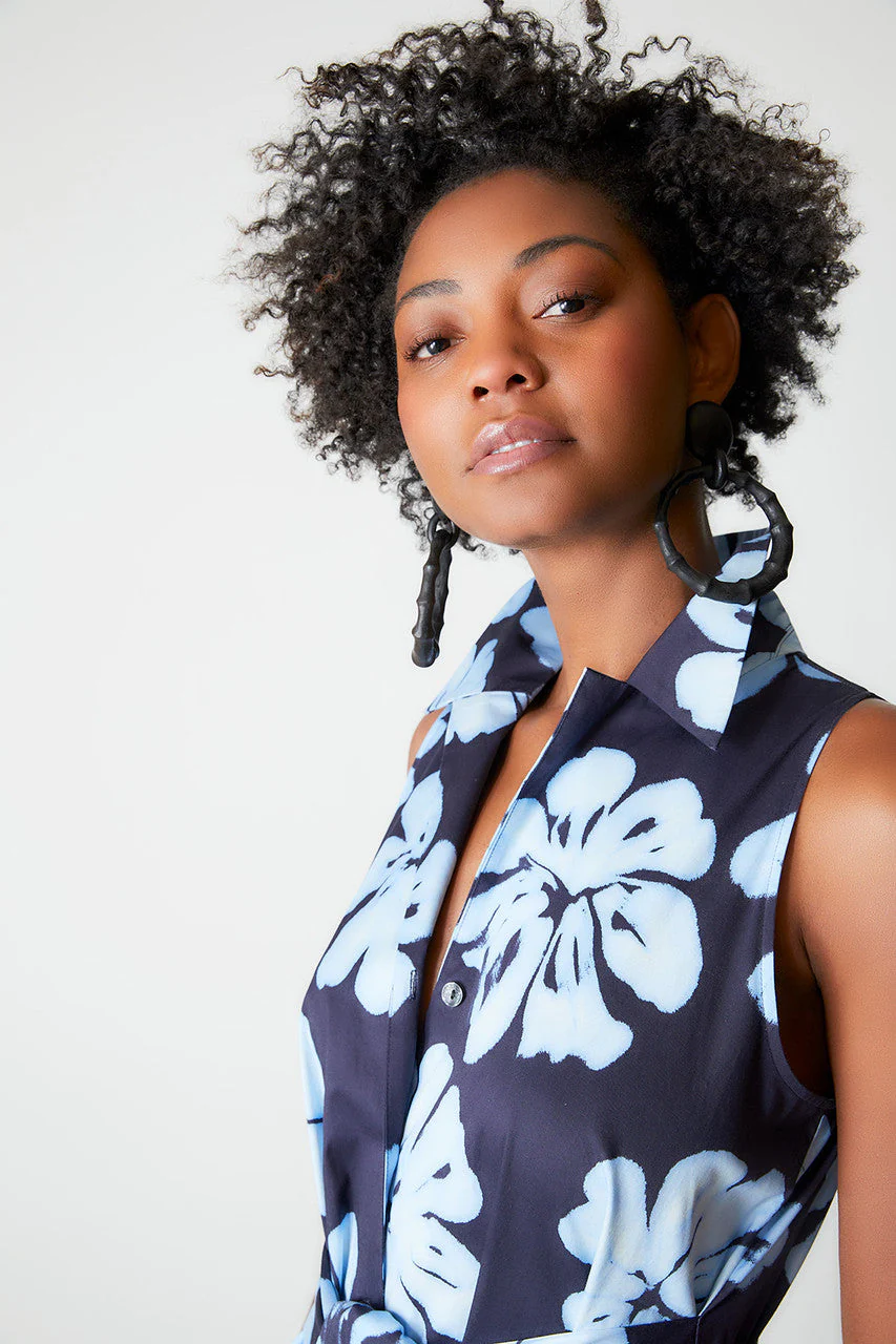 Hoshi Poplin Halter Shirtdress - Image 5