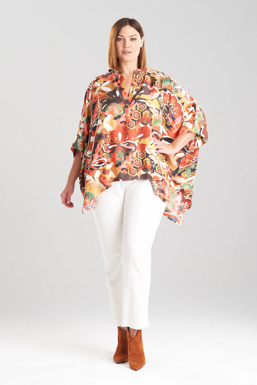 Ikebana Printed Cotton Silk Shirt - Image 4