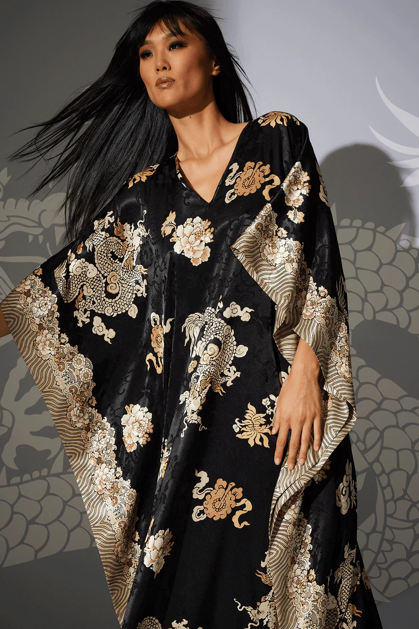Imperial Dragon Jacquard Caftan