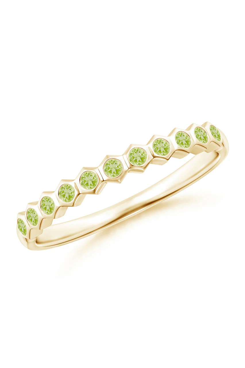 Indochine Bezel-Set Gemstone Ring