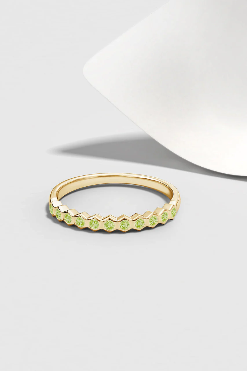 Indochine Bezel-Set Gemstone Ring - Image 4