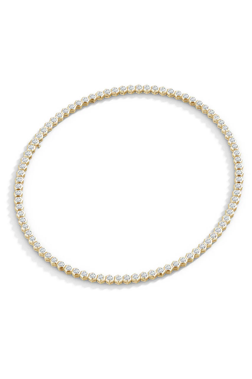 Indochine Diamond Tennis Necklace - Image 4