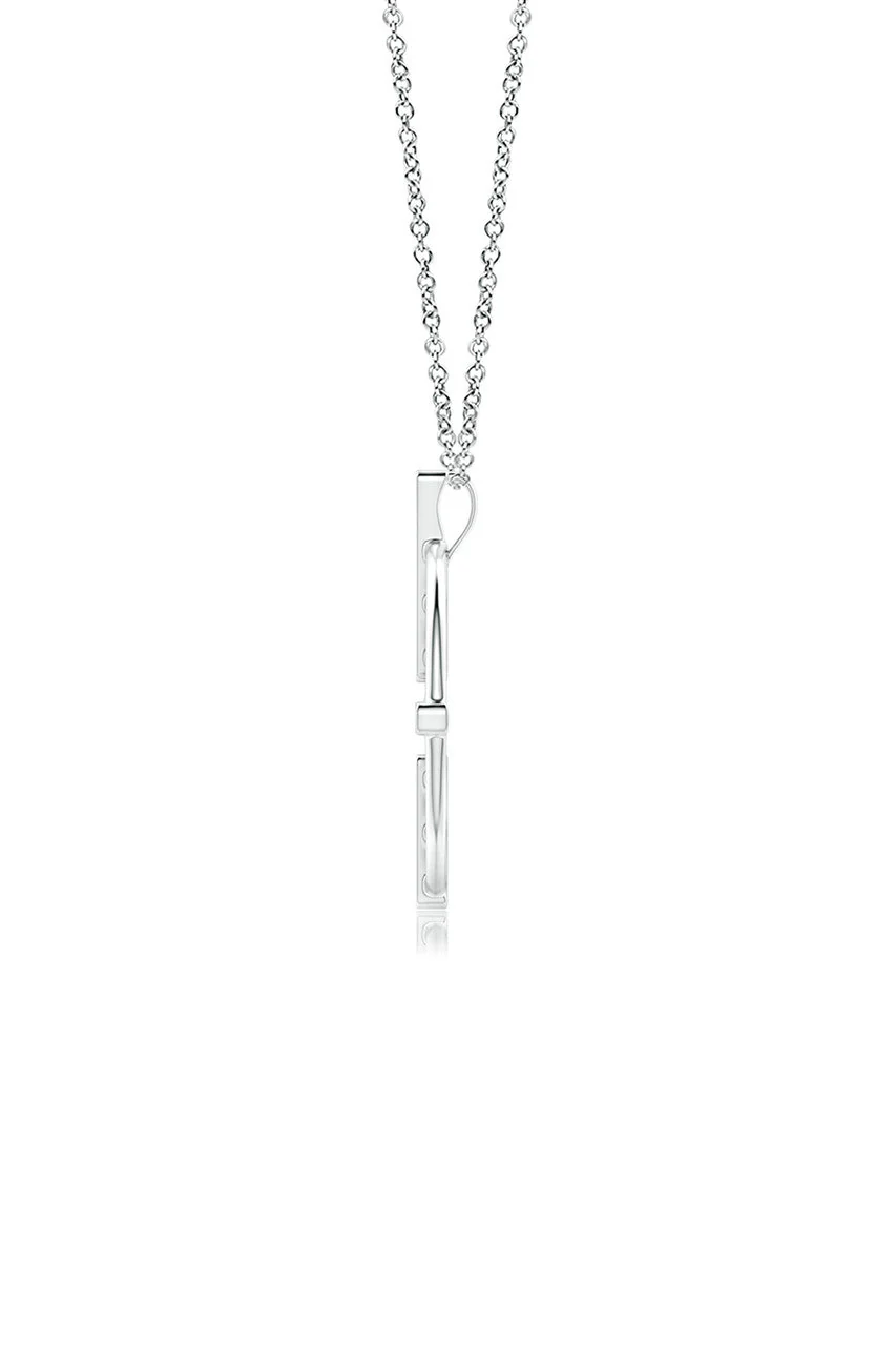 Infinity Concentric Circle 14K Gold Pendant Necklace - Image 2