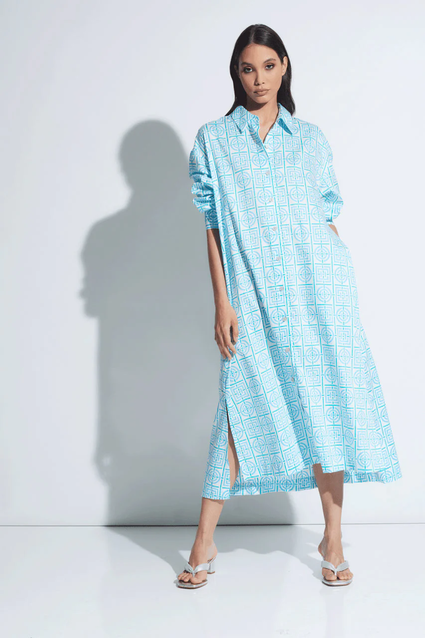 Infinity Cotton Sateen Long Sleepshirt