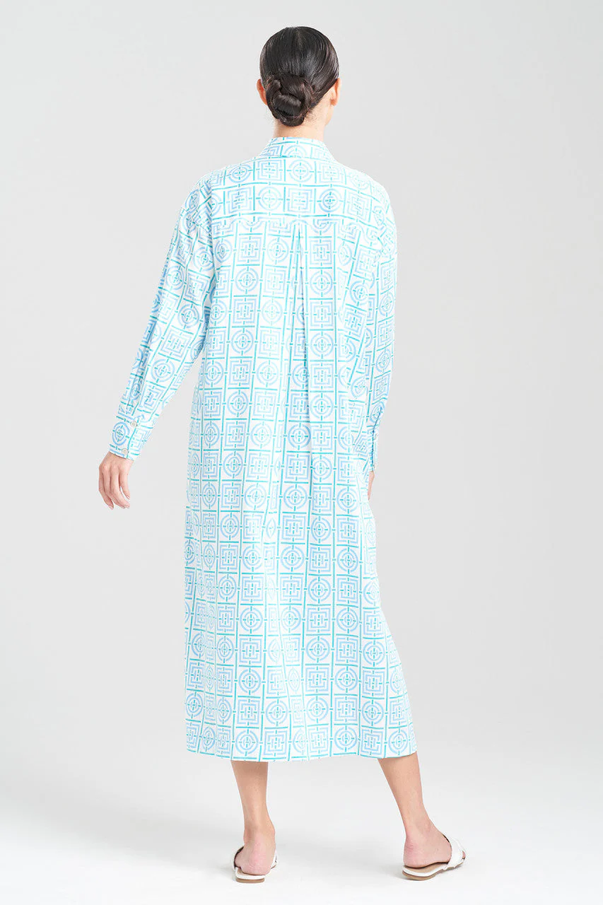 Infinity Cotton Sateen Long Sleepshirt - Image 3