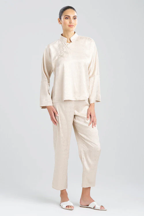 Infinity Jacquard Mandarin Button PJ