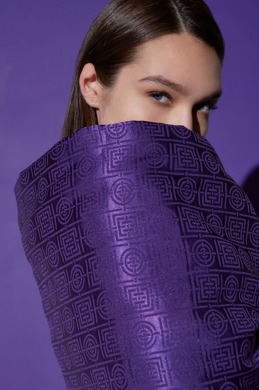 Infinity Jacquard Scarf - Image 5