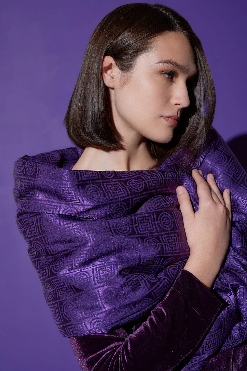 Infinity Jacquard Scarf - Image 6