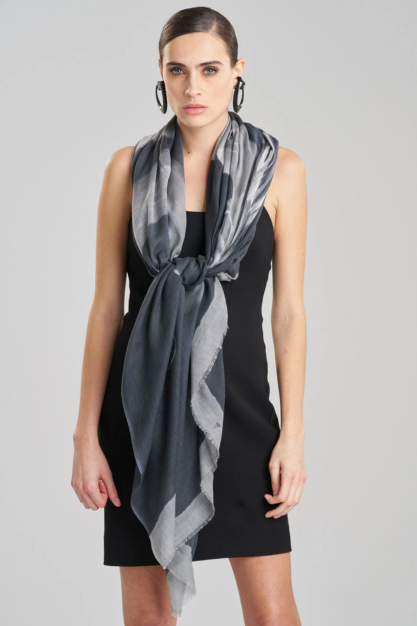 Ink Dragon Printed Scarf