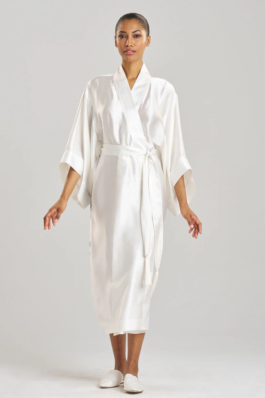 Ink Dragon Silk Robe