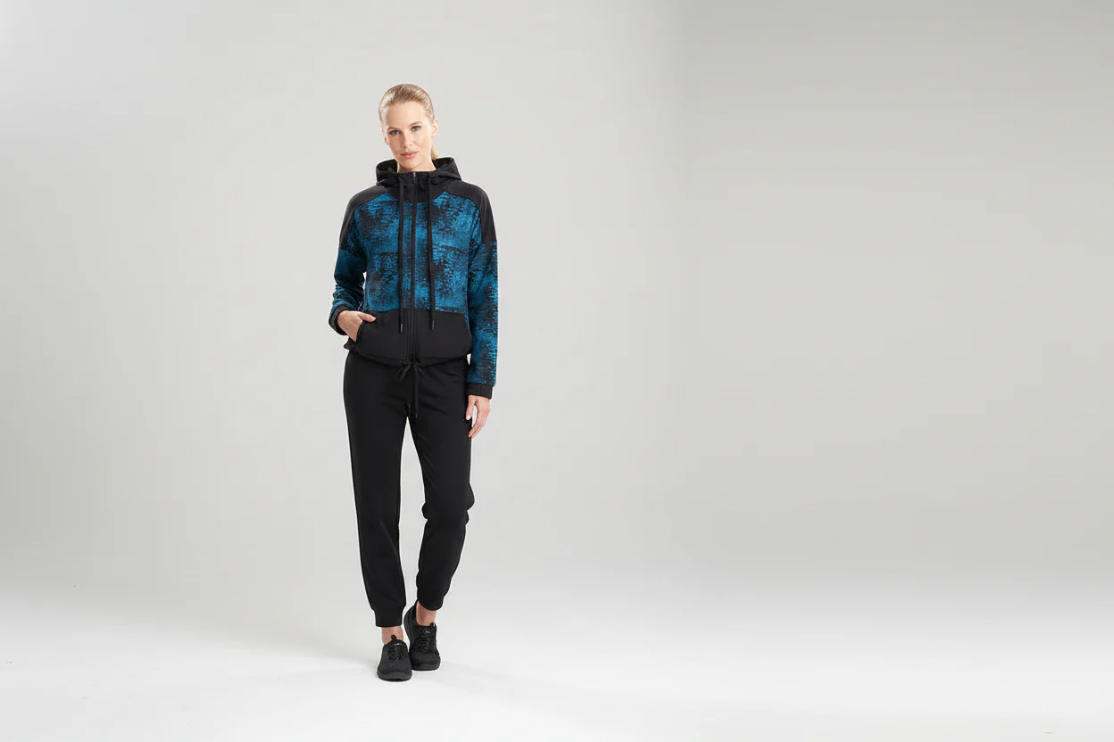 Interlocked Full Zip Hoodie - Image 3