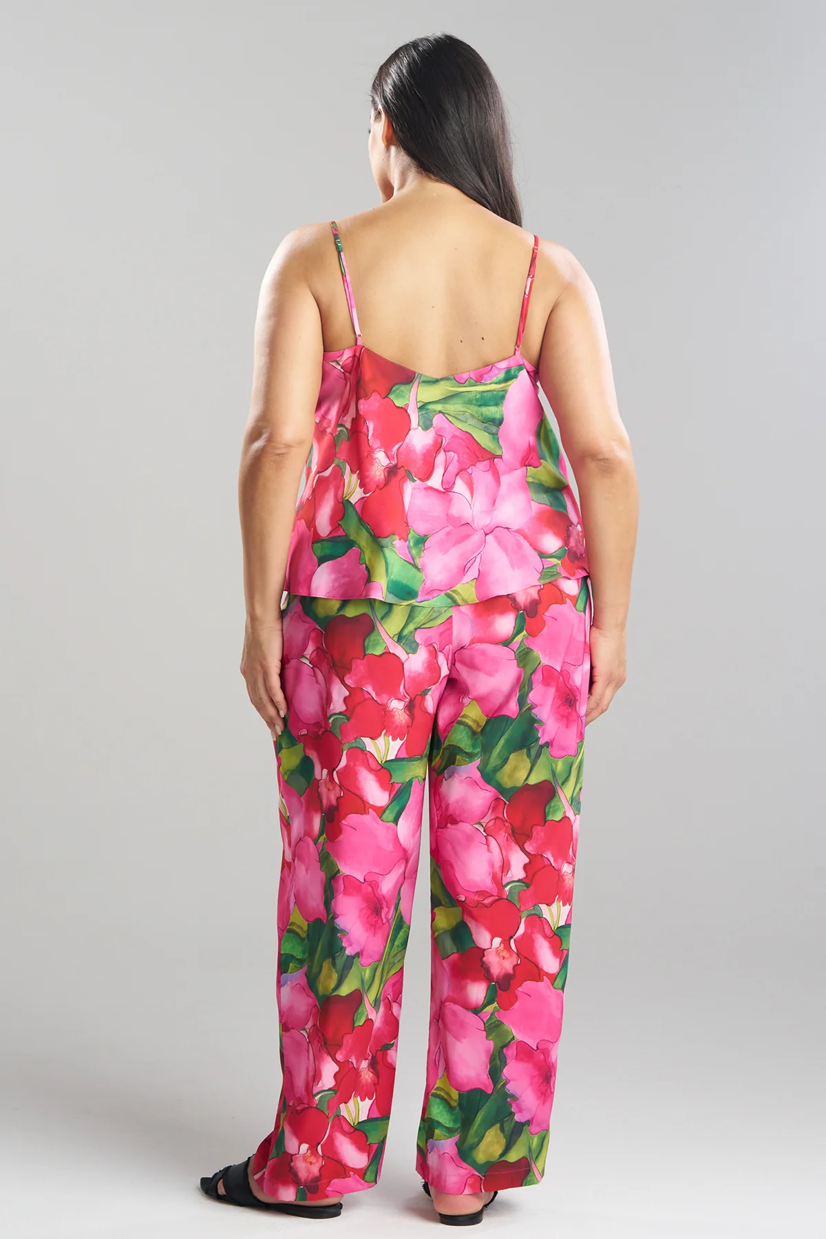 Isla Printed Satin Cami PJ Set - Image 4