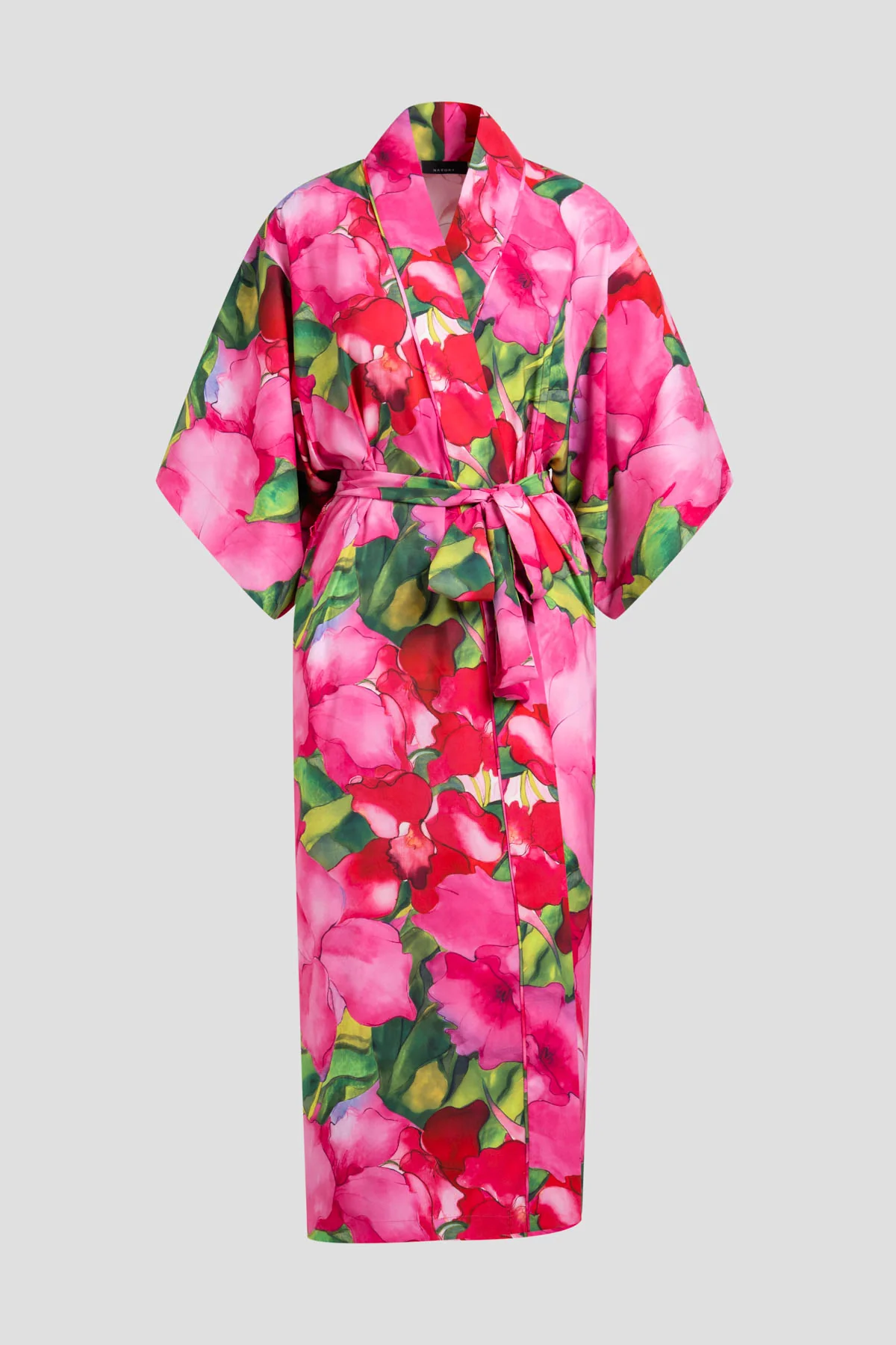Isla Printed Satin Robe - Image 6