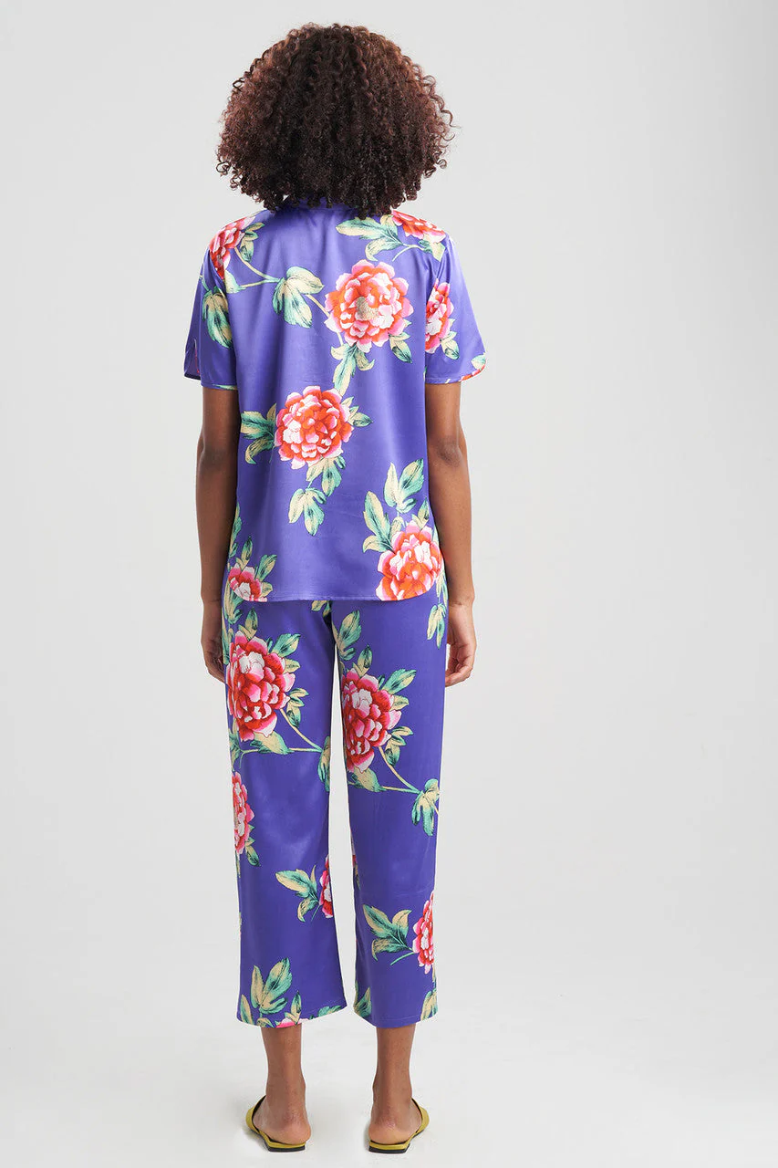 Island Fleur-Printed Matte Satin PJ - Image 5