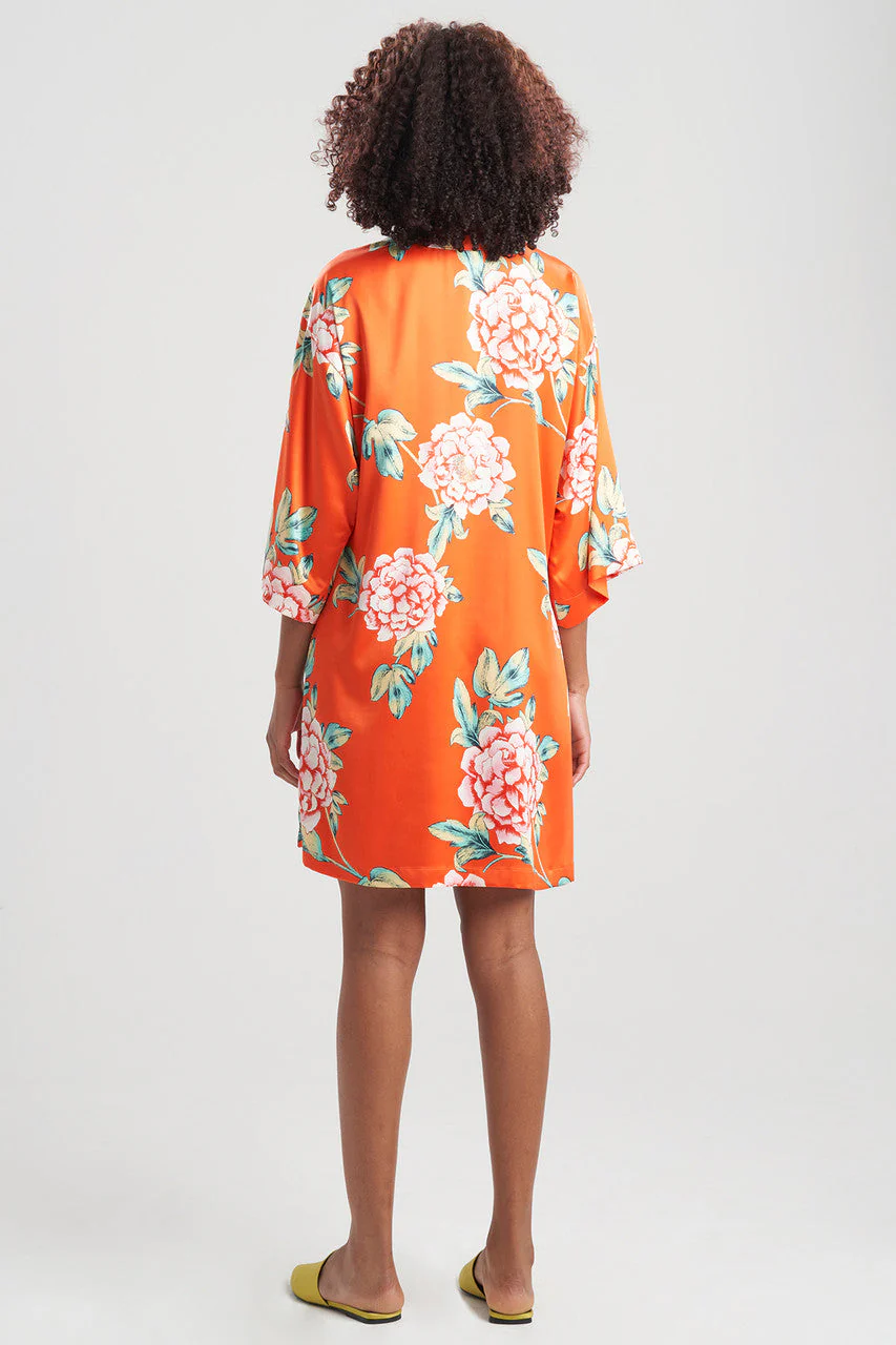 Island Fleur-Printed Matte Satin Sleepshirt - Image 5