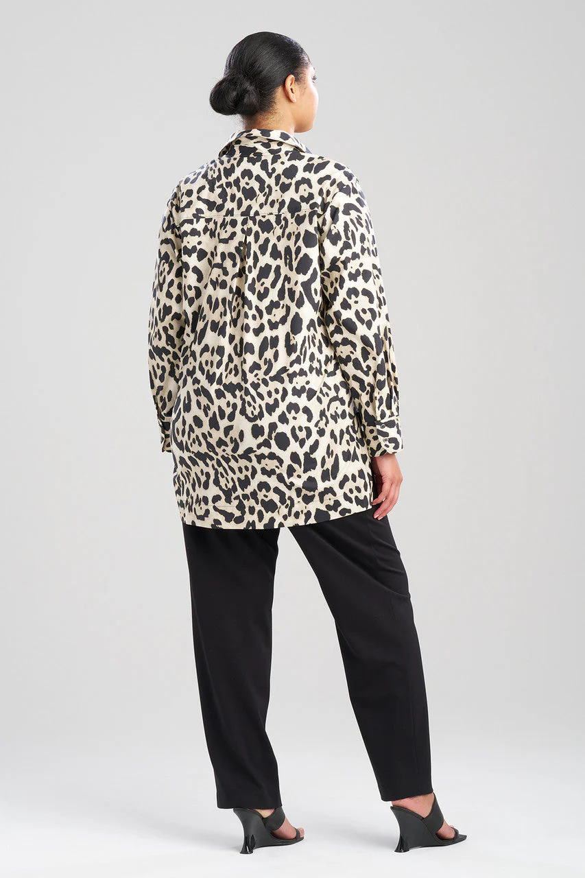 Jaguar Cotton Poplin Embroidered Barong Shirt - Image 3