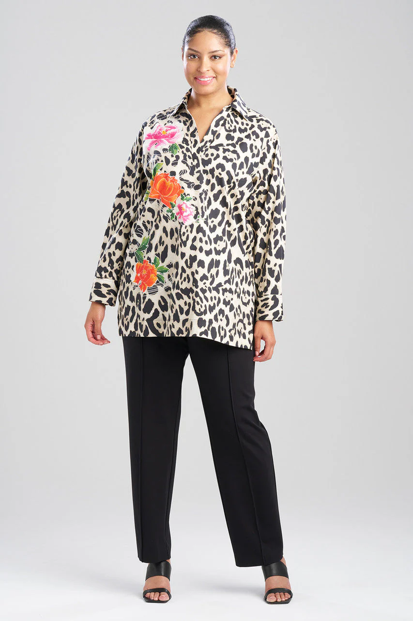 Jaguar Cotton Poplin Embroidered Barong Shirt - Image 5