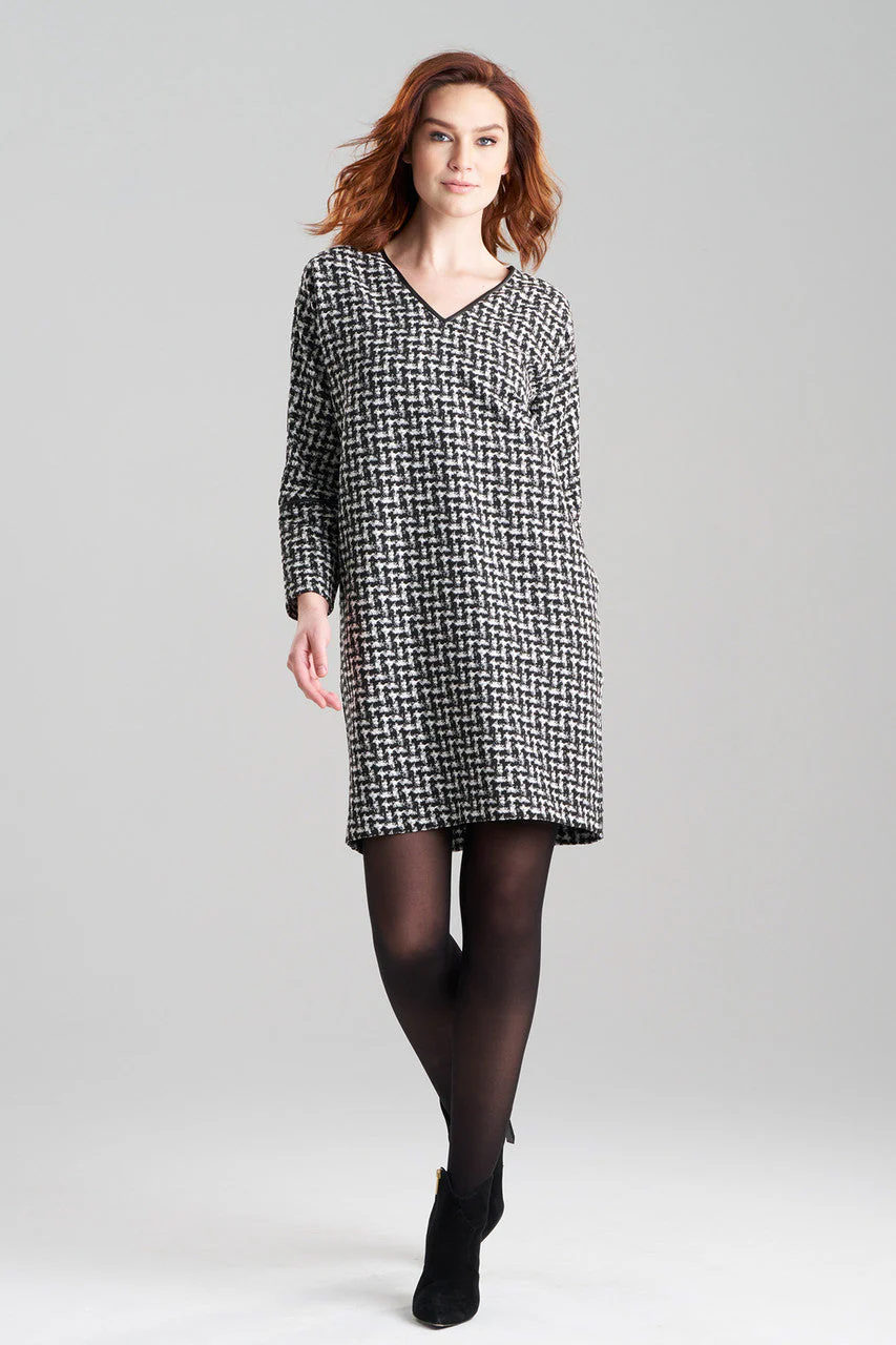 Japanese Check Wedge Dress - Image 2