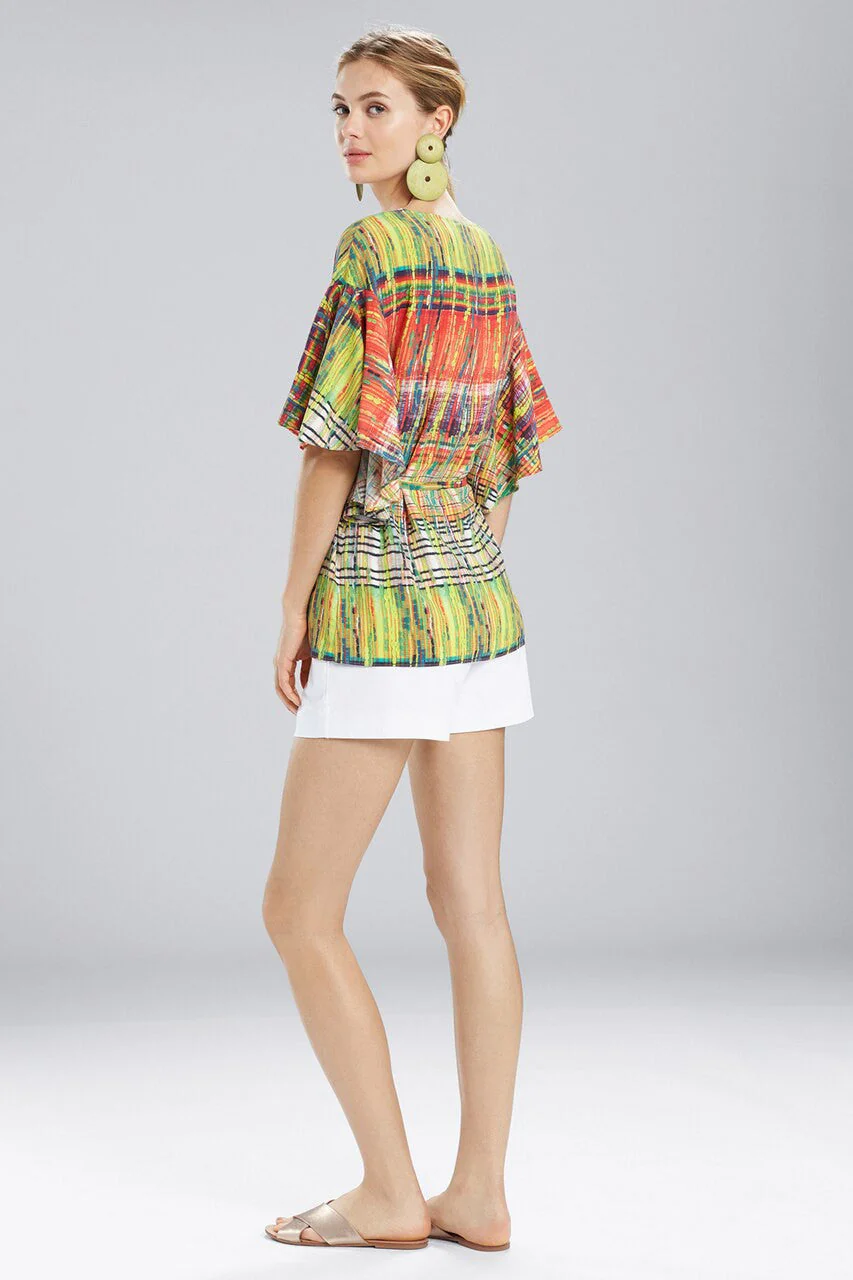 Jeepney and Map Flutter Sleeve Top - Image 3