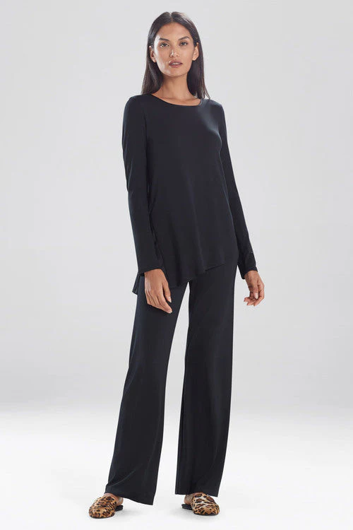 Jersey Essentials Side Slit Top