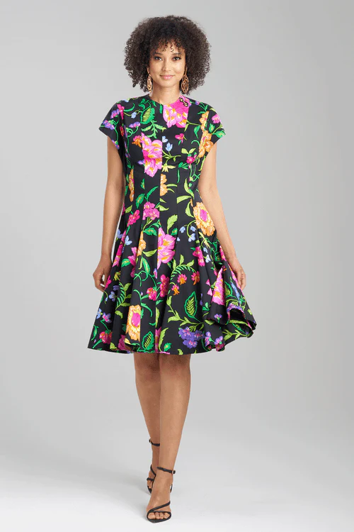 Junko Cotton Poplin Pleated Dress - Image 9