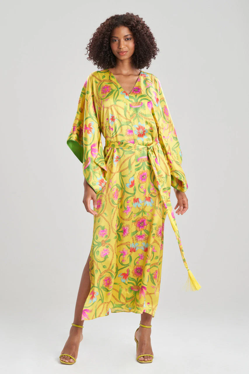 Kamakura Belted Silk Caftan - Image 2