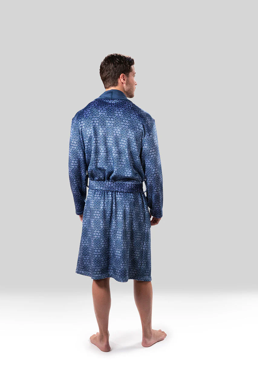 Kasem Comfort Velour Medallion Shawl Collar Robe - Image 4