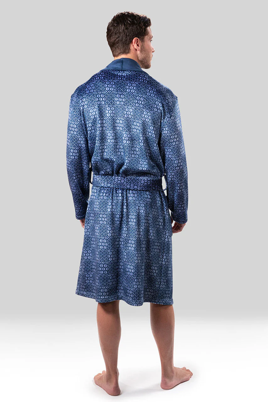 Kasem Comfort Velour Medallion Shawl Collar Robe - Image 6