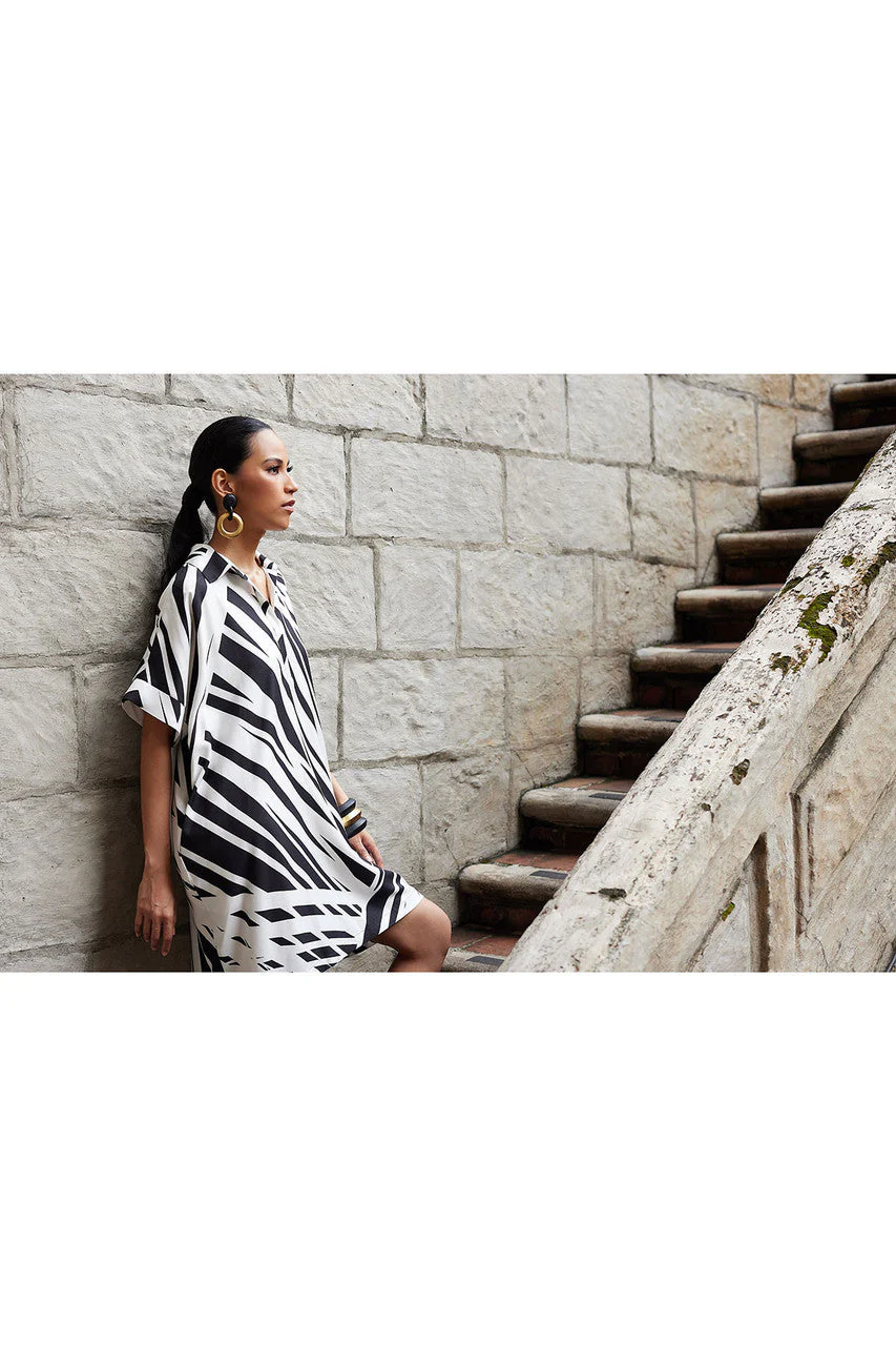 Katana Cotton Silk Shirtdress - Image 6