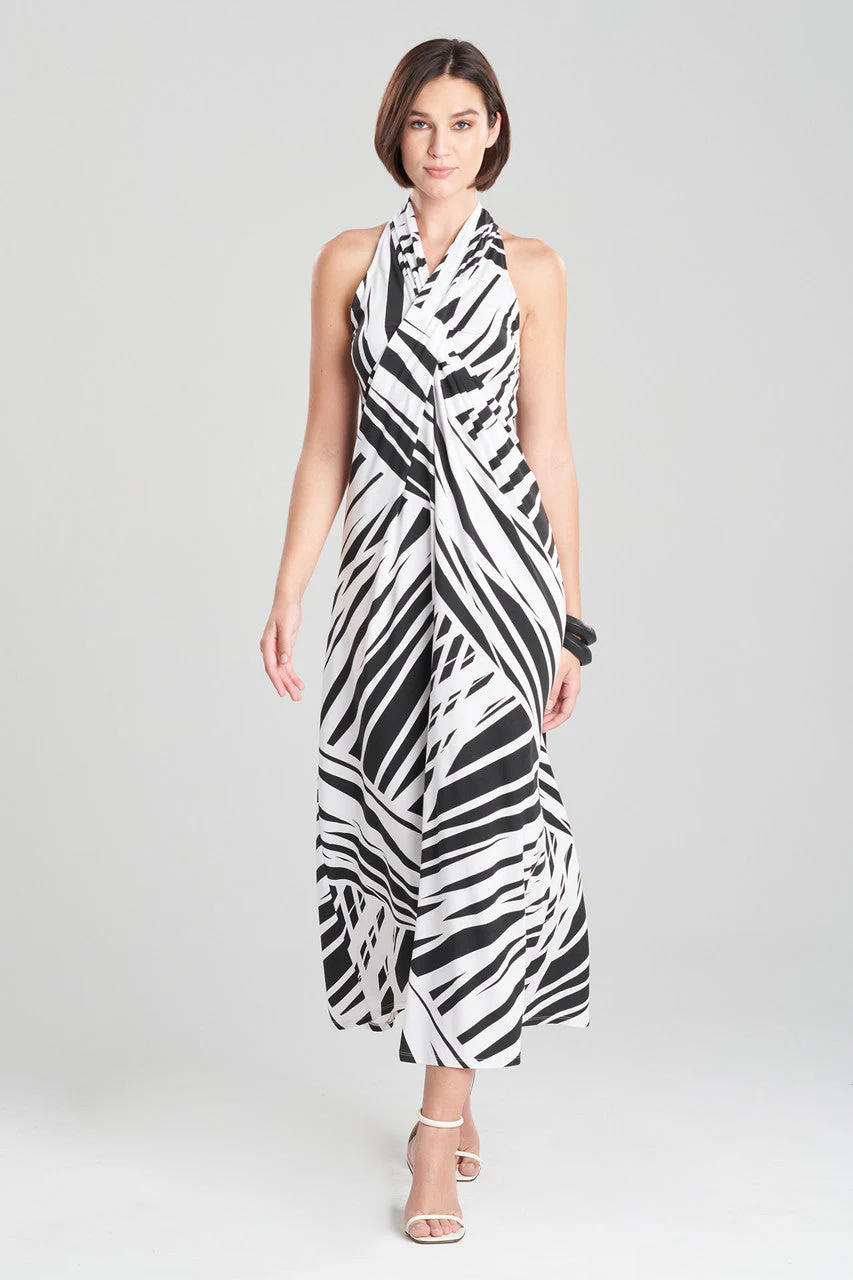 Katana TENCEL™ Jersey Crossover Halter Dress - Image 3