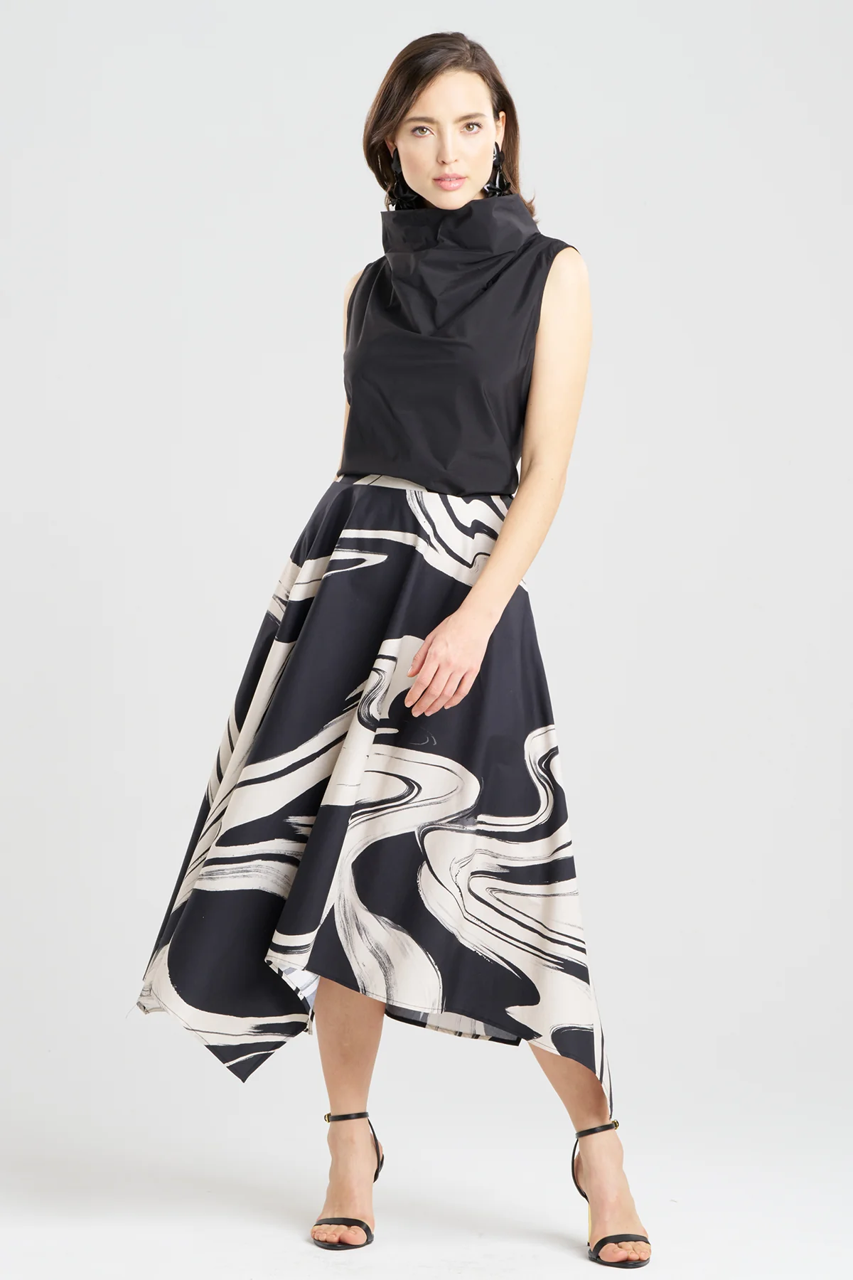 Kaze Cotton Origami Maxi Skirt - Image 2
