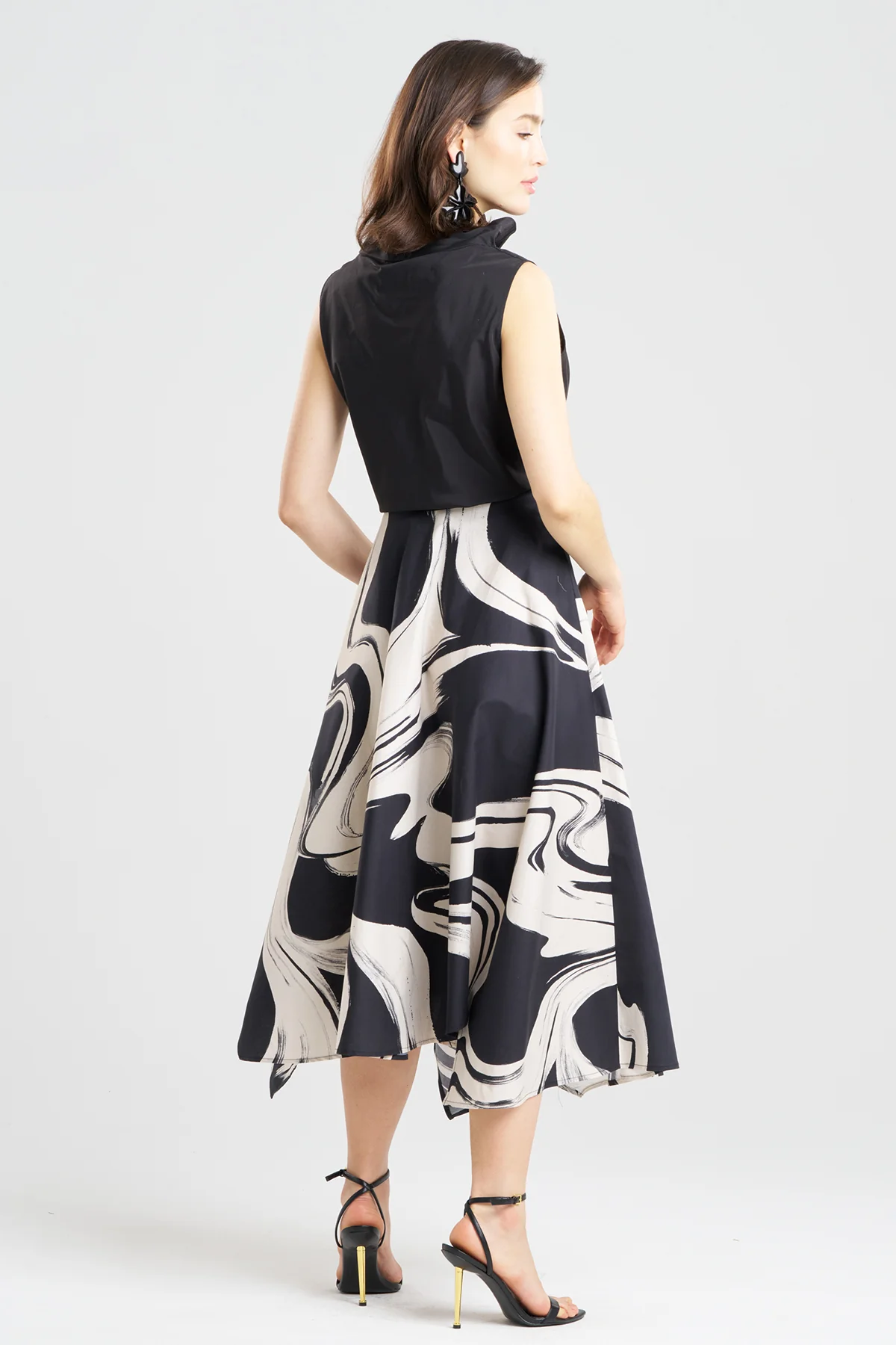 Kaze Cotton Origami Maxi Skirt - Image 3
