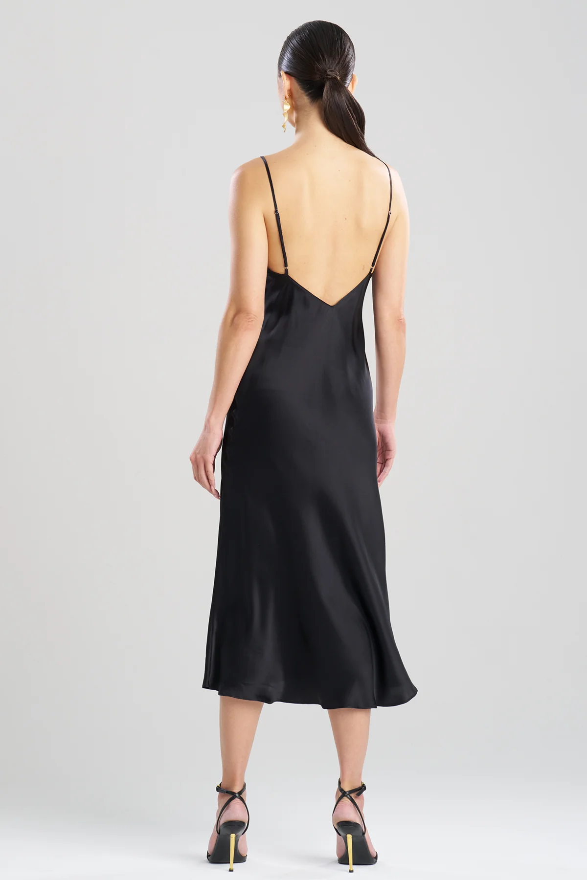 Key Cowl Neck Silk Slip Dress - Image 2
