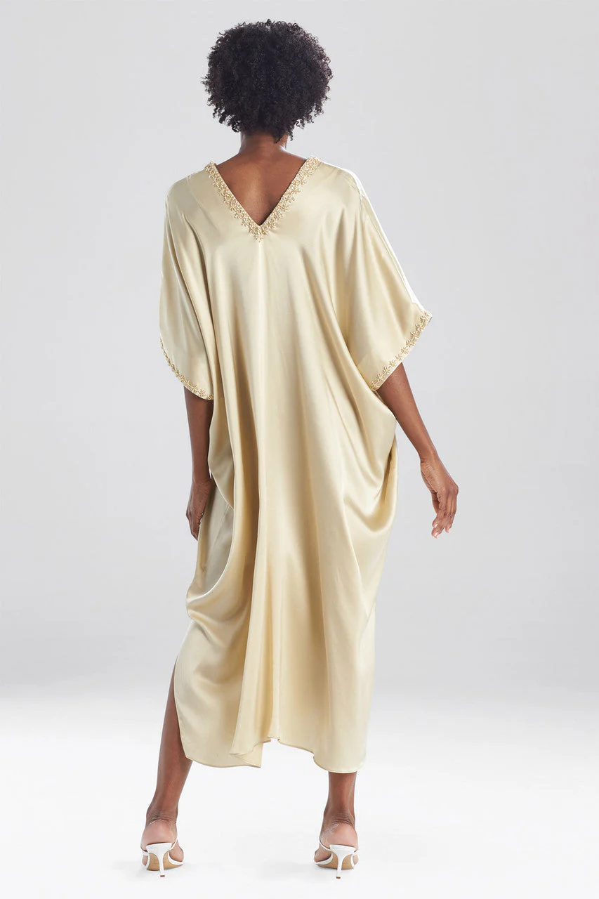 Key Essentials Beaded Silk Caftan - Image 3