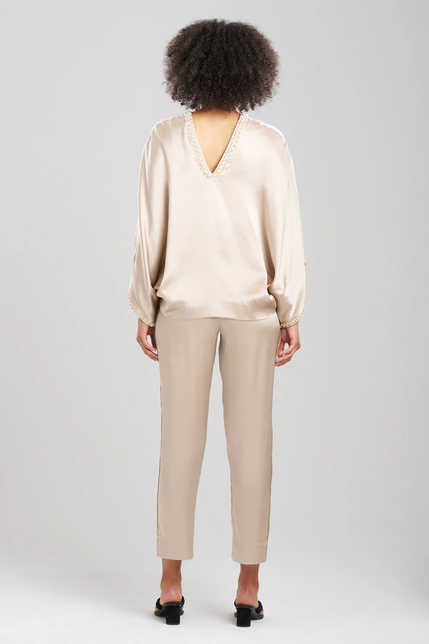 Key Essentials Beaded Silk PJ - Image 2