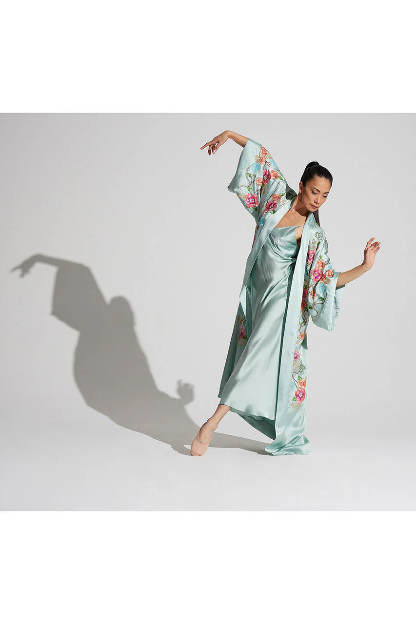 Key Essentials Silk Flounce Gown - Image 5
