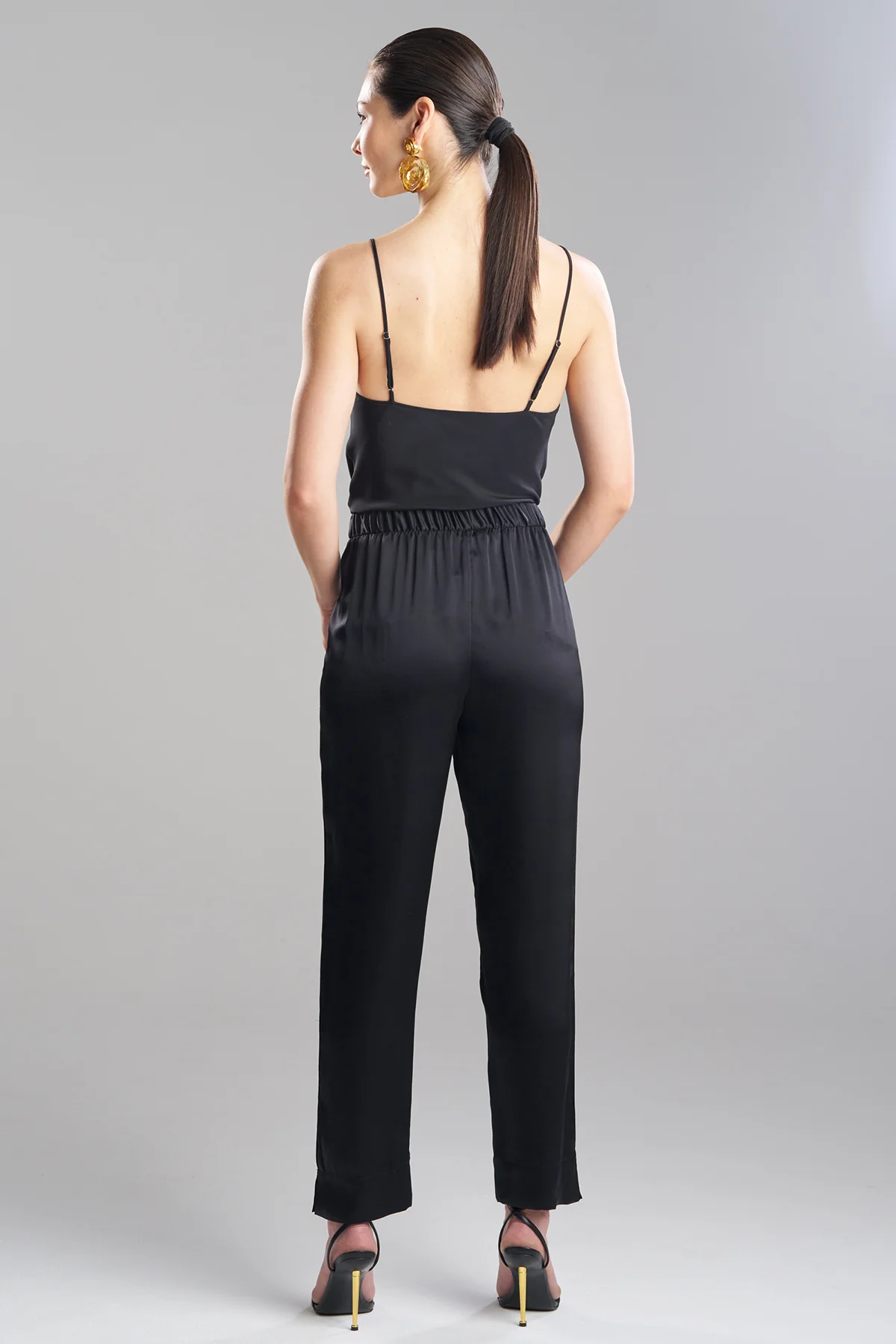 Key Essentials Silk Straight Leg Pants - Image 2