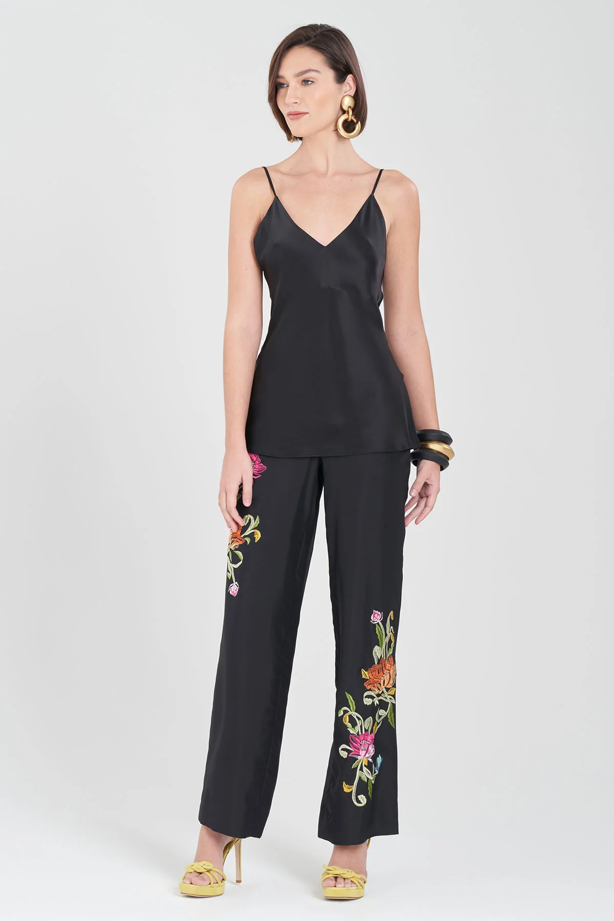 Key Essentials V-Neck Silk Cami
