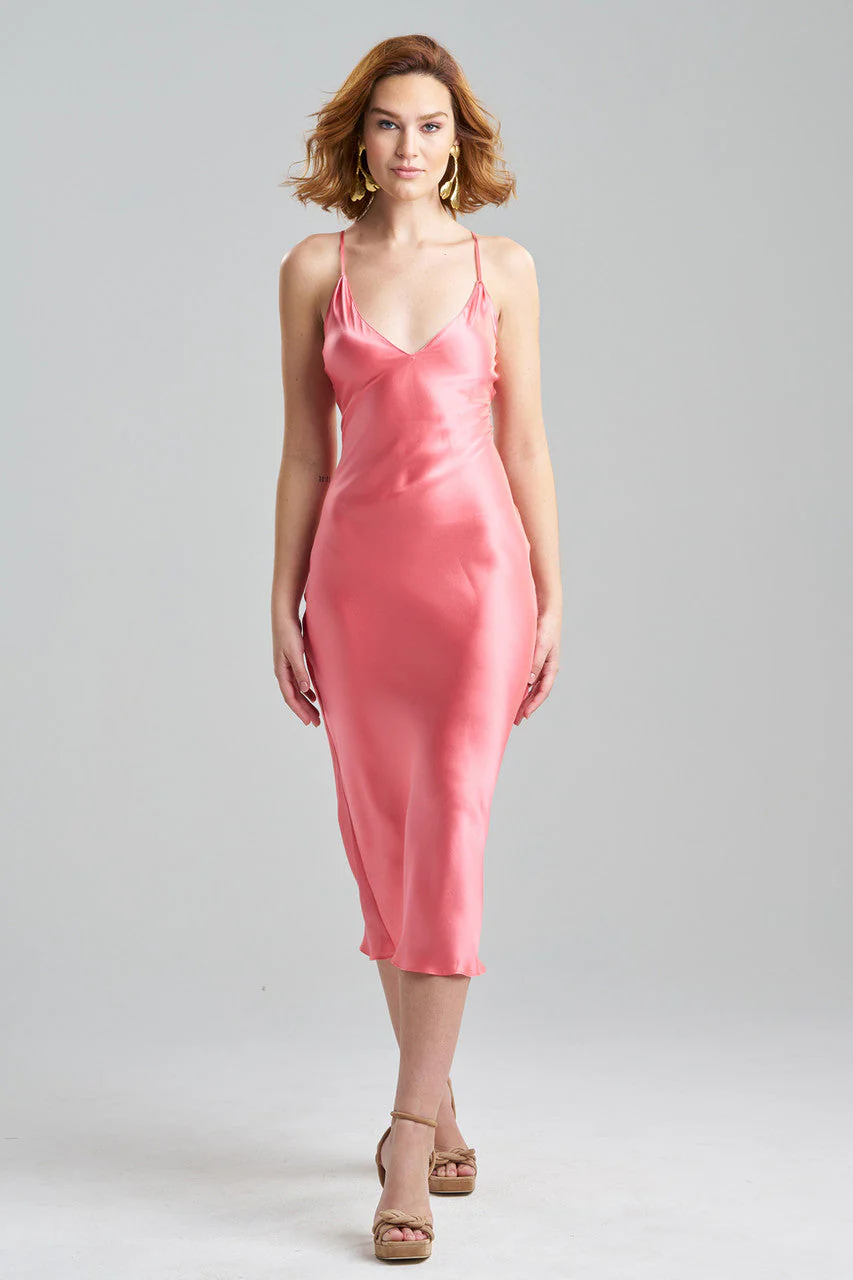 Key Essentials V-neck Silk Gown - Image 2