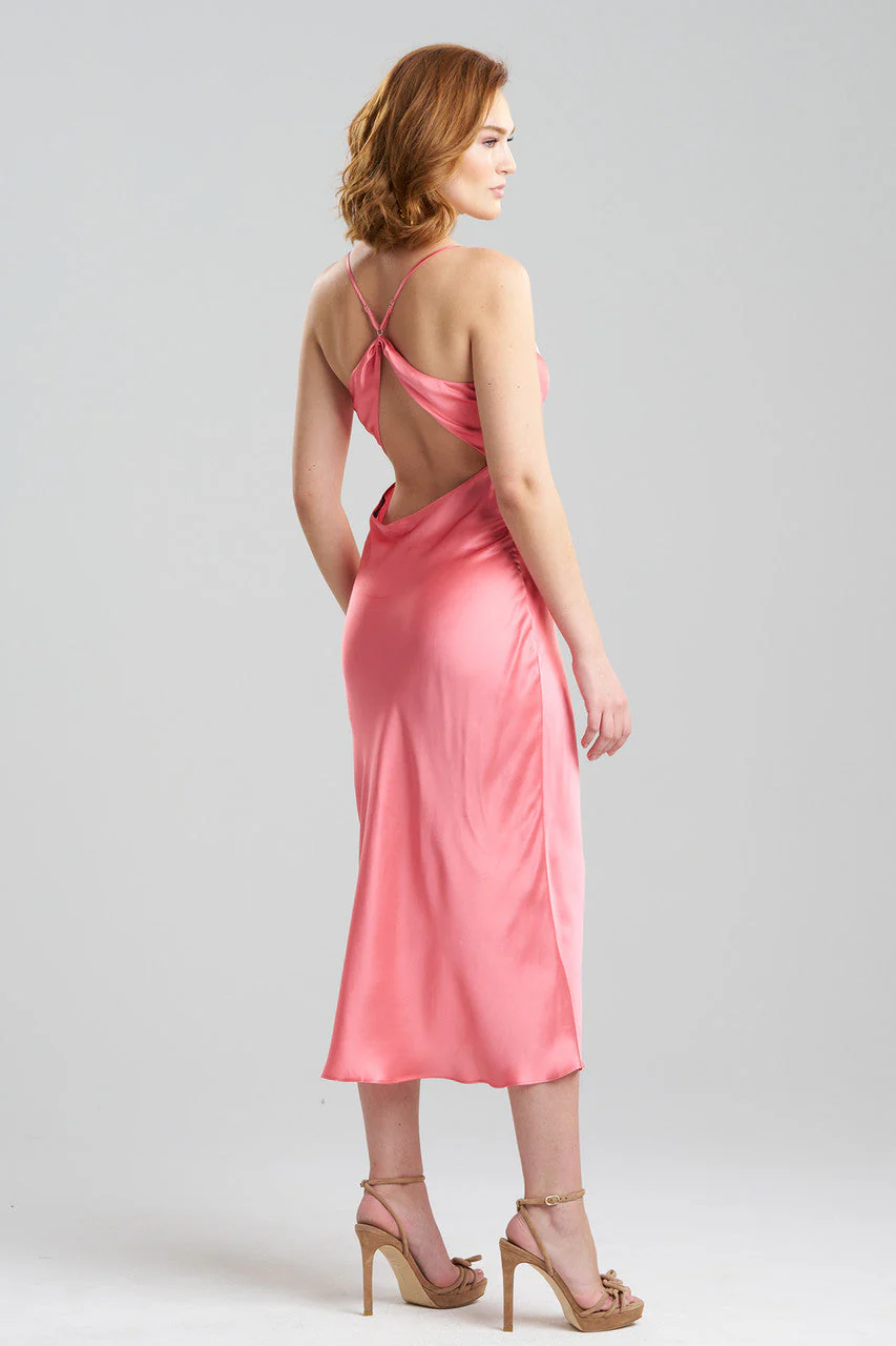 Key Essentials V-neck Silk Gown - Image 3