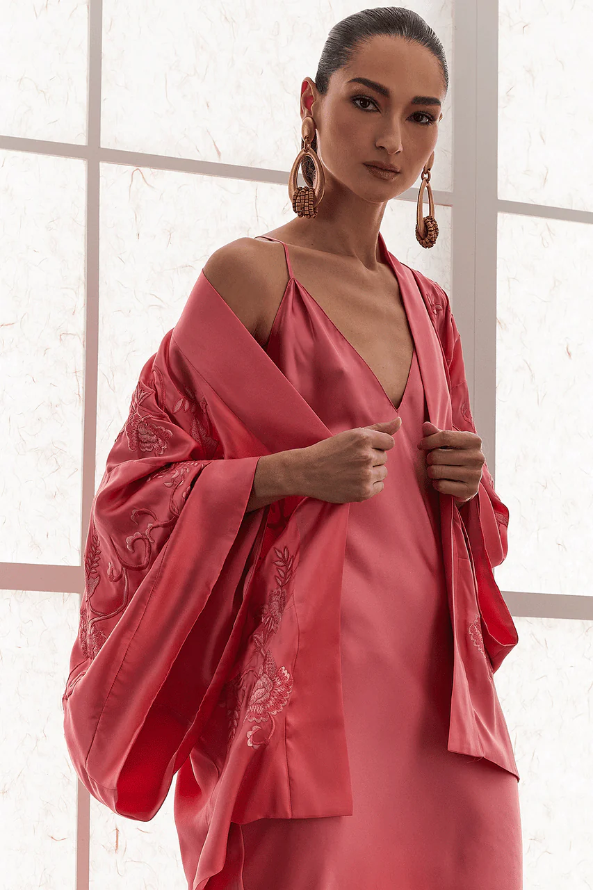 Key Essentials V-neck Silk Gown - Image 5